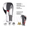 Купить Перчатки боксерские RDX REX F10 WHITE BGR-F10W, 12 oz в Петухове 